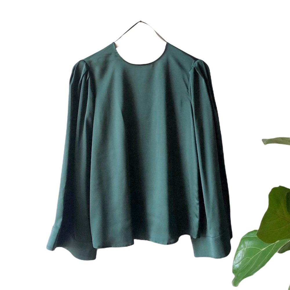 Chelsea28 Ruffle Back Blouse